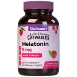 "EarthSweet Chewables Melatonin 5 mg, Natural Raspberry Flavor, 60 Chewable Tablets, Bluebonnet Nutrition"
