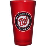 "Washington Nationals 16 oz. Team Color Frosted Pint Glass"