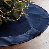 Signature Velvet Tree Skirt Ink - Ballard Designs