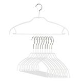 Mawa Ultra Thin Skirt Metal Non-Slip Hanger for Dress/Shirt/Sweater Metal in White, Size 8.0 H x 16.0 W in | Wayfair 13338