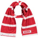 Women's ZooZatz Wisconsin Badgers Spirit Striped Scarf