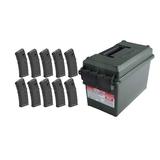Brownells Ar-15 30rd X10 Pmag Gen M3 + Ammo Can 223/5.56 - Ar-15 X10 Pmag Gen M3 + Ammo Can 223/5.56