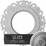 Ekena Millwork 13 1/4"OD x 6 5/8"ID x 1 1/8"P Orrington Ceiling Medallion (Fits Canopies up to 6 5/8") in Gray, Size 13.25 H x 13.25 W x 1.125 D in