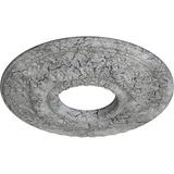 Ekena Millwork 22 1/8"OD x 7 1/4"ID x 1 3/4"P Hurley Ceiling Medallion (Fits Canopies up to 7 1/4") Urethane, Size 0.07 H x 22.12 W x 1.75 D in