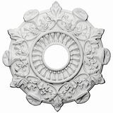 Ekena Millwork Preston 17.5"H x 17.5"W Ceiling Medallion Urethane, Size 17.5 H x 17.5 W in | Wayfair CM17PR