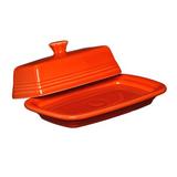 Fiesta Serveware Butter Dish All Ceramic in Orange, Size 8.2 W in | Wayfair 1431338