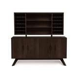 Copeland Furniture Catalina 60" Wide Cherry Solid Wood Dining Hutch Wood in Brown/Red, Size 30.0 H x 60.0 W x 12.0 D in | Wayfair 6-CAL-80-53