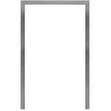 Cal Flame Refrigerator Trim Kits, Stainless Steel in Gray, Size 35.5 H x 25.0 W x 25.0 D in | Wayfair BBQ04101235