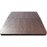 Futura Covers Tapered Custom Spa Cover in Red/Brown, Size 5.0 H x 80.0 W x 80.0 D in | Wayfair 5in80x80R8Mahog
