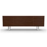 Calligaris Horizon Contemporary Sideboard by Marelli e Molteni Wood in White/Brown, Size 29.25 H x 82.75 W x 19.75 D in | Wayfair