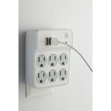 GE Wall Mounted Outlet in White, Size 7.45 H x 5.45 W x 2.0 D in | Wayfair 36735