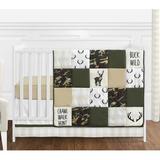 Sweet Jojo Designs Woodland Camo 4 Piece Crib Bedding Set Cotton in Black/Brown/Green | Wayfair WoodlandCamo-Crib-4