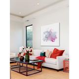 Marmont Hill 'The Unfolding Shape' Painting Print on Wrapped Canvas Metal in Gray, Size 32.0 H x 32.0 W x 1.5 D in | Wayfair MH-ABGEO-70-C-32