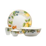 Red Vanilla Fruit Salad 5 Piece Condiment Server Porcelain China/All Ceramic in Brown/Green/Yellow | Wayfair FP005-005