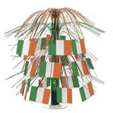 The Holiday Aisle® Araminta Irish Flag Cascade Centerpieces & Hanging Decor in Brown/Green/Orange | Wayfair 1369272B89264787A1CBBCAED59737A5