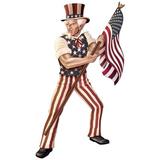 The Holiday Aisle® Patriotic Jointed Uncle Sam in Blue/Red, Size 66.0 H x 38.0 W x 0.01 D in | Wayfair THLA1349 39060288