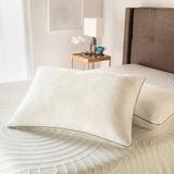 Tempur-Pedic Tempur-Cloud Polyester Zipper Pillow Protector Polyester in White, Size 28.5 H x 6.4 W x 20.0 D in | Wayfair 45714121