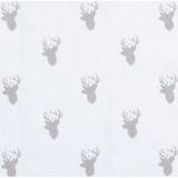 Redwood Rover Koenig Stag Silhouettes Deluxe Flannel Fitted Crib Sheet Cotton, Size 28.0 W x 52.0 D in | Wayfair 954468D09D934FC6AA1DC68A132AA6EE