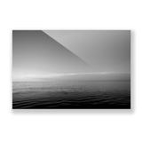 Two Palms Art Bazaar 'Velvet Gray' by Midnight Bantam Graphic Art on Plaque Plastic/Acrylic in Black, Size 30.0 H x 45.0 W x 1.0 D in | Wayfair