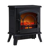 August Grove® Reece Electric Stove in Black, Size 23.0 H x 17.5 W x 10.0 D in | Wayfair B92BDD4D04E848EA94AB7B127CD33AB2