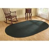 Brown/Green Area Rug - August Grove® Fontenay Braided Hunter Area Rug Polypropylene in Brown/Green, Size 60.0 W x 0.5 D in | Wayfair