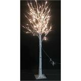 The Holiday Aisle® Birch 160 Light LED Lighted Tree in White, Size 94.5 H x 23.62 W x 23.62 D in | Wayfair 9ACC73CF0F104059858B4D39A7692D95