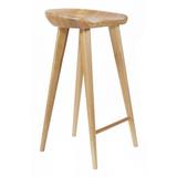 Foundry Select Asberry 29" Bar Stool Wood in Brown, Size 29.0 H x 16.5 W x 18.0 D in | Wayfair 67D5DE355DC8496D9367B148657B2AB9