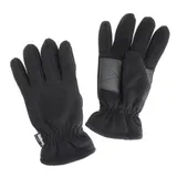 Men's QuietWear Waterproof Fleece Gloves, Size: Large, Black