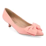 Journee Collection Orana Women's Bow Pumps, Size: 8.5, Pink