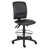 Boss Office Products B1645 Multi-Function Leatherplus Drafting Stool
