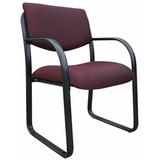 Boss Office Products B9521-BY Burgundy Fabric Guest Chair