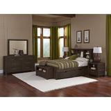 Highlands Full Bookcase Bed w/ Trundle in Espresso - Hillsdale 11065NT