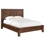 Meadow California King-size Solid Wood Platform Bed in Brick Brown - Modus 3F41F6