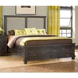 Yosemite California King-size Upholstered Panel Bed in Café - Modus 7YC9P6