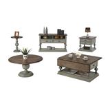 Colonnades Rectangular End Table in Weathered gray/Oak - Progressive T580-04