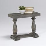 Muse Chairside Table in Weathered Pepper Finish - Progressive Furniture T436-29