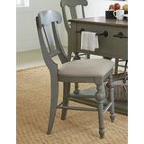 Colonnades Slat Counter Chair in Putty/Oak (Set of 2) - Progressive D880-63
