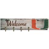 Miami Hurricanes 24" x 6" Mounted Coat Hanger