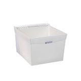 E.L. Mustee & Son Utilatub 20" x 24" Free Standing Laundry Sink Plastic in White, Size 14.375 H x 20.0 W x 24.0 D in | Wayfair 18W