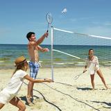 Franklin Sports Professional Badminton Set Plastic/Metal in White, Size 12.0 H x 6.0 W x 12.0 D in | Wayfair 52633
