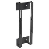 HIDEit Mounts 1RU Networking Height Adjustable Universal Wall Mount, Stainless Steel in Black, Size 19.1 H x 5.5 W in | Wayfair HIMNSM6234