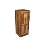 Loon Peak® Traci Sheesham Wood Bar Cabinet Wood in Brown, Size 45.0 H x 19.0 D in | Wayfair A5F9C8FF242F4353AD710BC689BFBC4E
