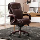 La-Z-Boy Hyland Executive Chair Upholstered in Brown, Size 44.0 H x 25.75 W x 31.0 D in | Wayfair 45779