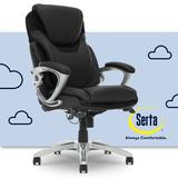 Serta at Home Serta Works Ergonomic Executive Chair Upholstered in Black, Size 45.75 H x 25.75 W x 30.25 D in | Wayfair 43807A