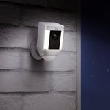 Ring LED Battery Powered Video Enabled Outdoor Security Spot Light w/ Motion Sensor in White, Size 4.96 H x 2.72 W x 2.99 D in | Wayfair