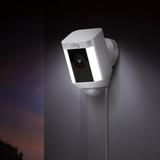 Ring LED Video Enabled Outdoor Security Spot Light w/ Motion Sensor in White | Wayfair 8SH1P7-WEN0