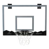 Silverback Mini Basketball Hoop Set Nylon/Polycarbonate in Gray/Black, Size 16.6 H x 14.4 W x 23.0 D in | Wayfair G02280W