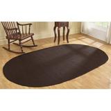 Brown Area Rug - Winston Porter Millerville Braided Chocolate Rug in Brown, Size 60.0 W x 0.75 D in | Wayfair 3689FBB932F94E96B46883E3A5D06E75