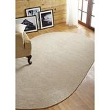 Brown Area Rug - Winston Porter Eliezer Polyester Chenille Braided Area Rug - Dove Polyester in Brown, Size 60.0 W x 0.75 D in | Wayfair