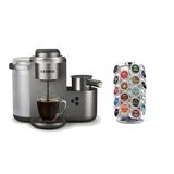Keurig K-Cafe, Single Serve K-Cup Pod Coffee Maker Bundle, Comes w/ Carousel in Gray, Size 14.41 H x 17.32 W x 14.17 D in | Wayfair K-CAFEC